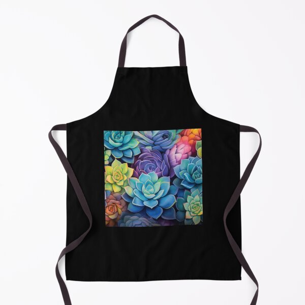 Item preview, Fantasy Succulents In Magical Cool Colors Design Art designed and sold by DEC02.