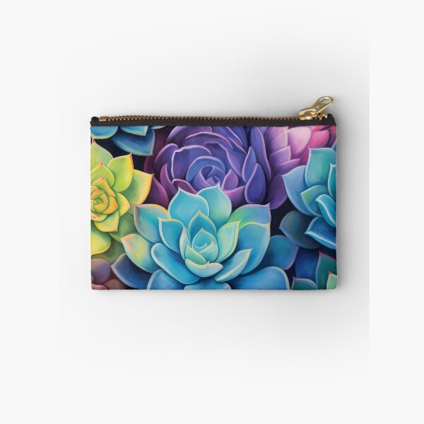 Item preview, Fantasy Succulents In Magical Cool Colors Design Art designed and sold by DEC02.