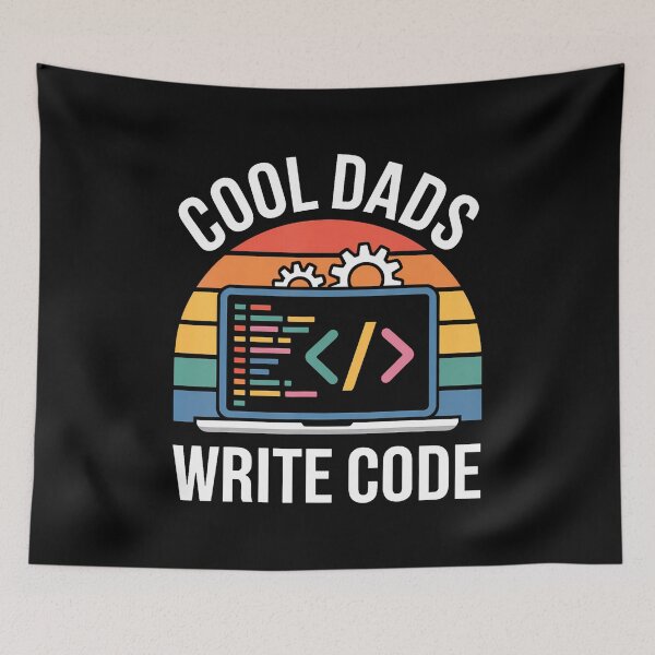 Item preview, Cool Dads Write Code Funny Programmer Coder designed and sold by LeanneSandra.