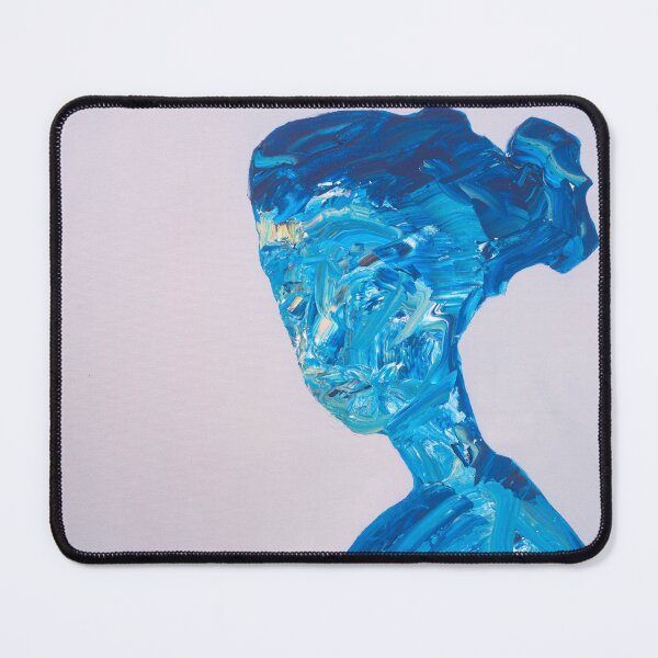Item preview, Blue Silence: Profile in Brushstrokes designed and sold by andesign101.