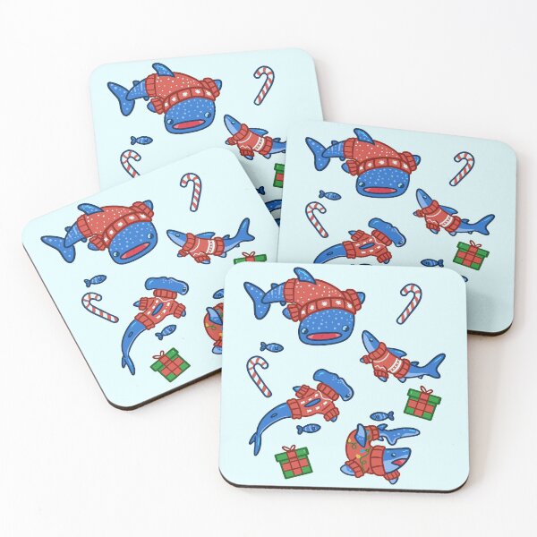 Item preview, Sharks In Christmas Sweaters! designed and sold by Aloe and Monstera.