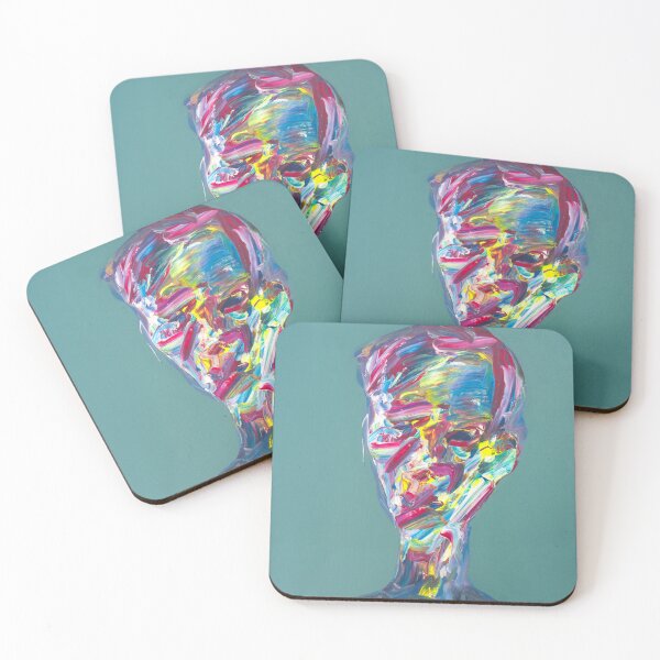 Item preview, Chromatic Pulse: Portrait Against Teal designed and sold by andesign101.