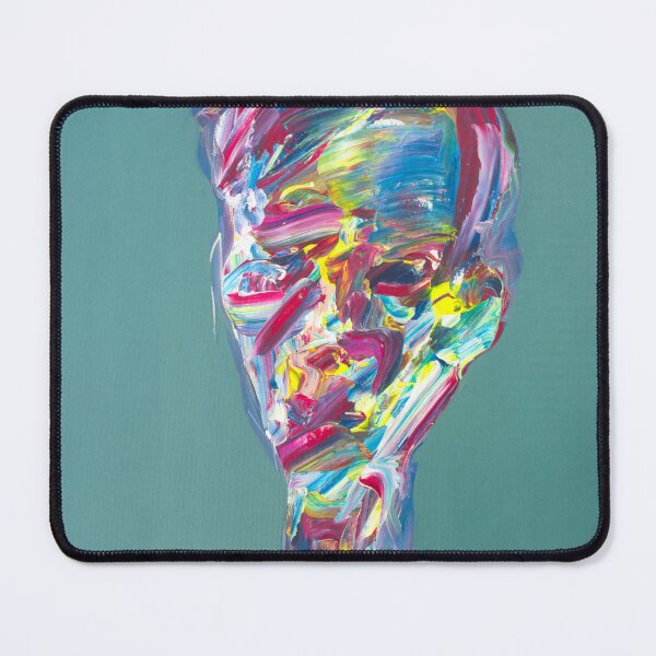 Item preview, Chromatic Pulse: Portrait Against Teal designed and sold by andesign101.