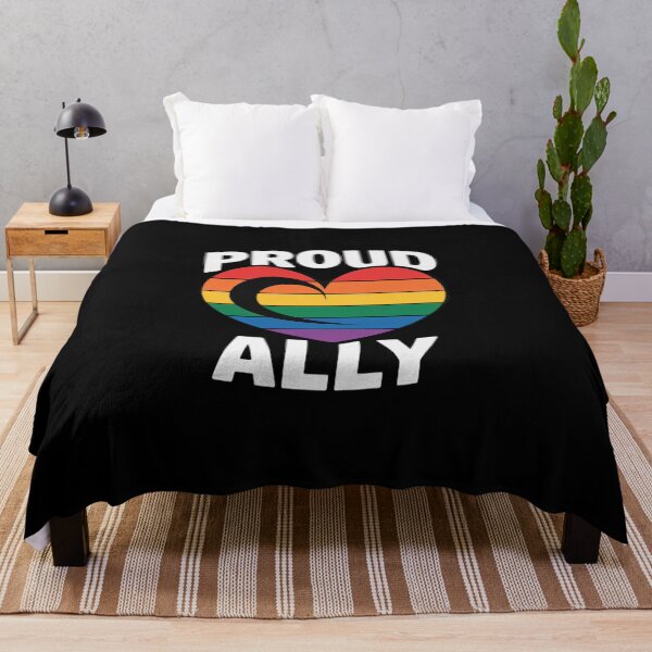 Item preview, Proud Ally Rainbow Lgbtq Gay Diversity Transgender Queer designed and sold by MicanCuteStore.