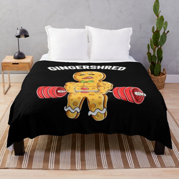 Item preview, Gingershred Funny Gingerbread Man Gym Bodybuilding Christmas designed and sold by LeanneSandra.