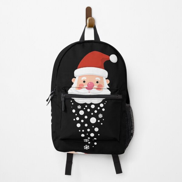 Item preview, Whimsical Santa Face with Falling Snowflakes – Festive Christmas Illustration designed and sold by PixelVibe782.