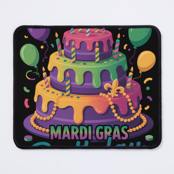 Item preview, It's My Mardi Gras Birthday Colorful Carnival Birthday Design designed and sold by BernoNickel.
