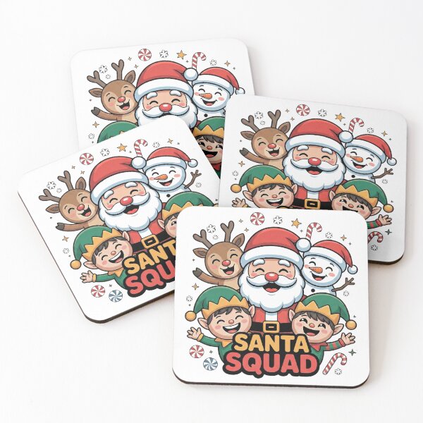 Item preview, Santa Squad Kawaii Christmas Art designed and sold by SoulenCify.