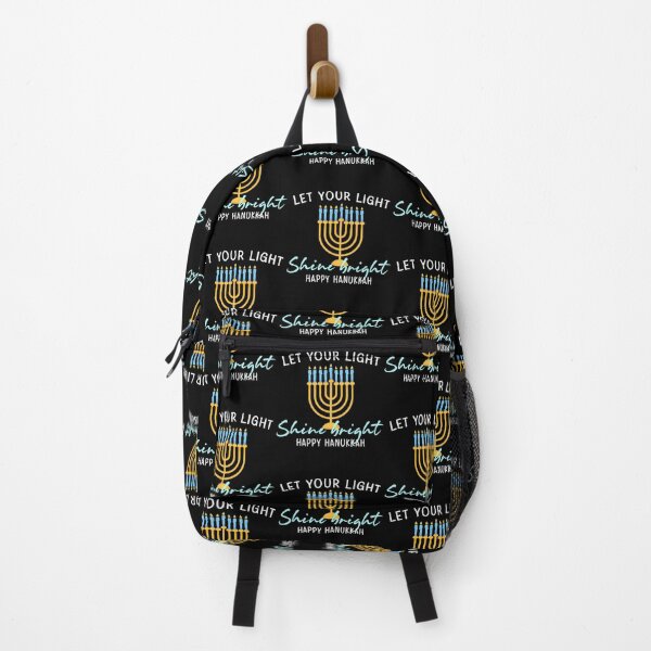 Item preview, Let Your Light Shine Bright Happy Hanukkah Jewish Holiday designed and sold by LeanneSandra.