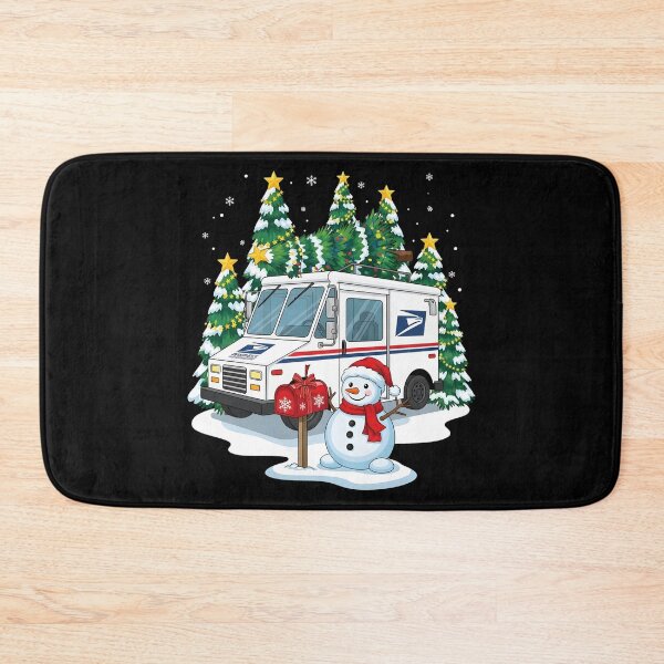 Item preview, Postal Worker Christmas Mail Truck Cute Holiday designed and sold by BakeryDozen.