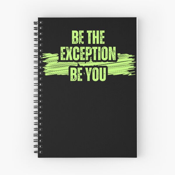 Item preview, Be the Exception – Be You Motivational Quote Design designed and sold by Hilal-Studio.