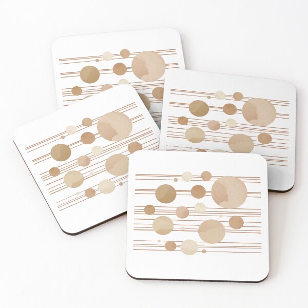 Item preview, Earth Tone Watercolour Dots Abstract designed and sold by Pattern&Pixel.