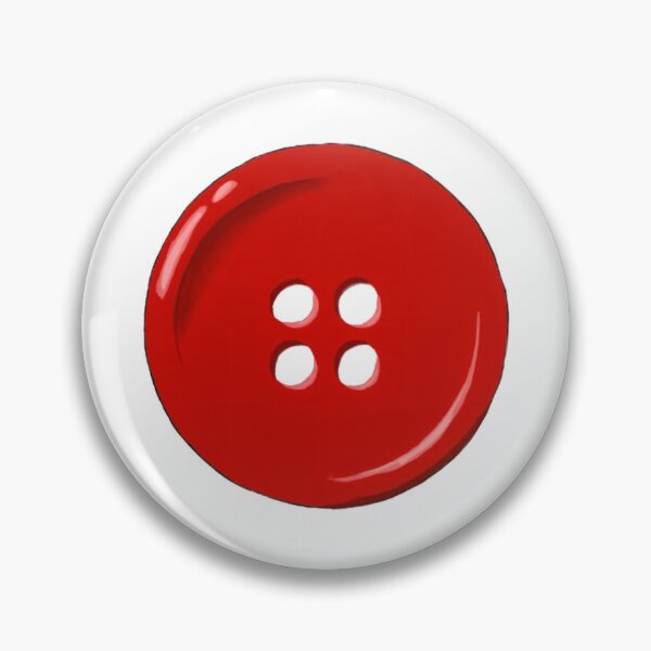 Item preview, Red Button Illustration designed and sold by LunaArtology.