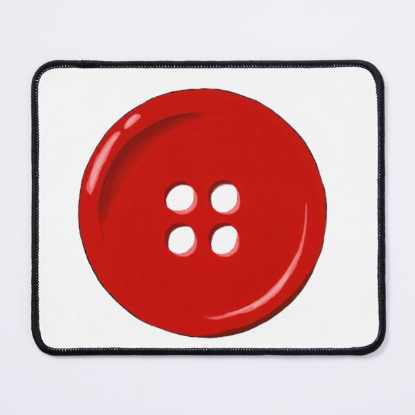 Item preview, Red Button Illustration designed and sold by LunaArtology.