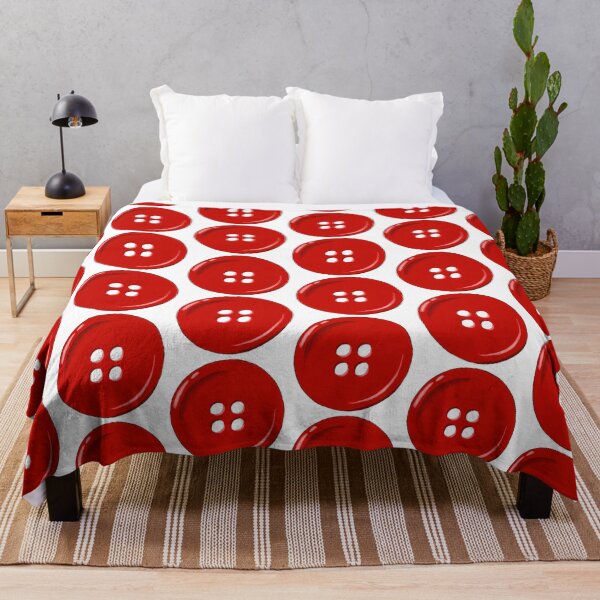 Item preview, Red Button Illustration designed and sold by LunaArtology.