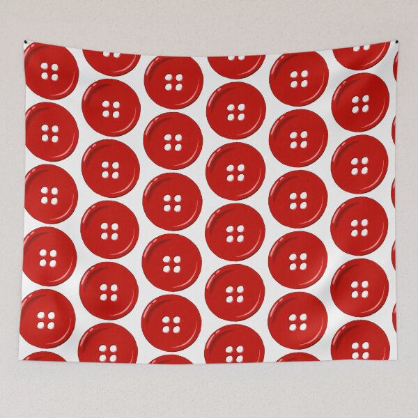 Item preview, Red Button Illustration designed and sold by LunaArtology.