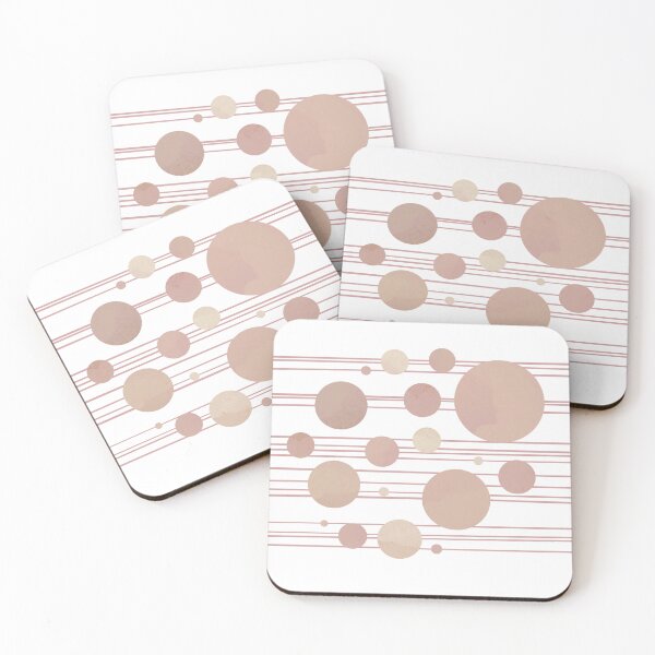 Item preview, Soft Pink Abstract Dot Composition designed and sold by Pattern&Pixel.