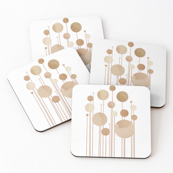 Item preview, Modern Beige Abstract Watercolour Marks designed and sold by Pattern&Pixel.