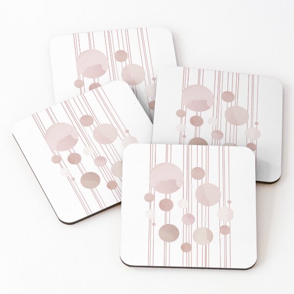 Item preview, Calm Soft Pink Watercolour Dot Series designed and sold by Pattern&Pixel.