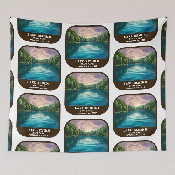 Item preview, Vintage Lake Bemidji State Park (Minnesota State Park) designed and sold by RabbitK.
