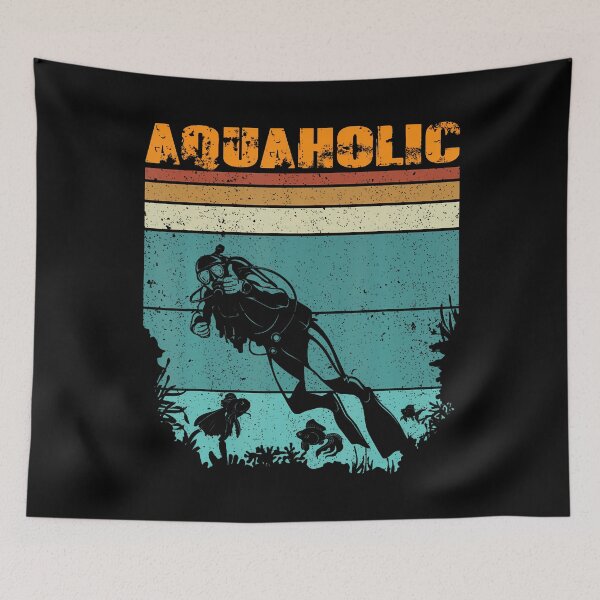 Item preview, Funny Scuba Diver Saying Diving Freediving Ocean Aquaholic designed and sold by JanisPenelope.