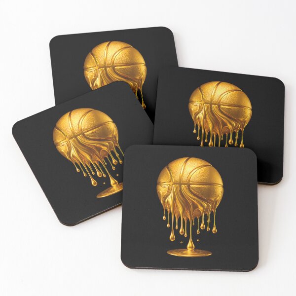 Item preview, Dripping Gold Basketball Respect The Drip Basketball Hoop designed and sold by PatriciaKelsey.