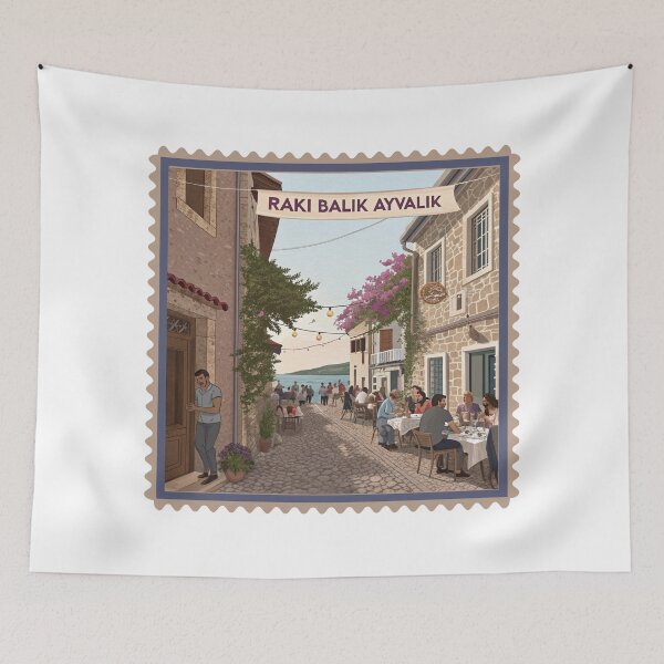 Item preview, Ayvalik Evening Delight - "Raki Balik Ayvalik" Seaside Bistro  designed and sold by asliberry.