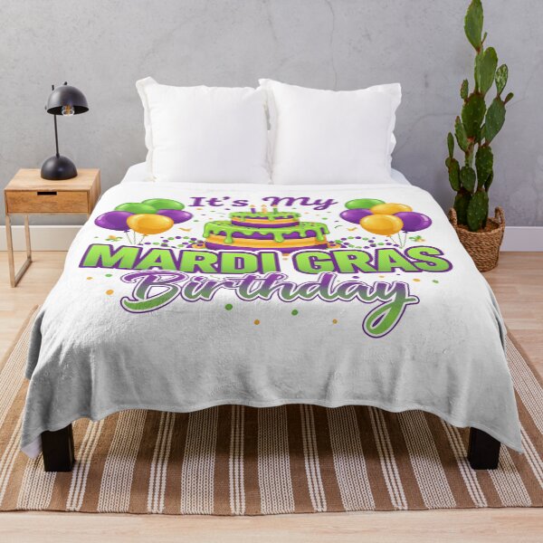 Item preview, Carnival Style Mardi Gras Birthday designed and sold by BernoNickel.