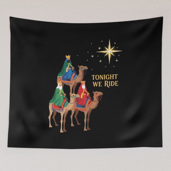 Item preview, Tonight We Ride Christmas 3 Wise Men Christian Christmas designed and sold by BakeryDozen.