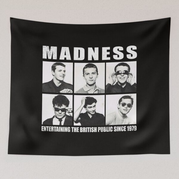 Item preview, Entertaining The Madnesss Retro Band designed and sold by AnthonyBroc.