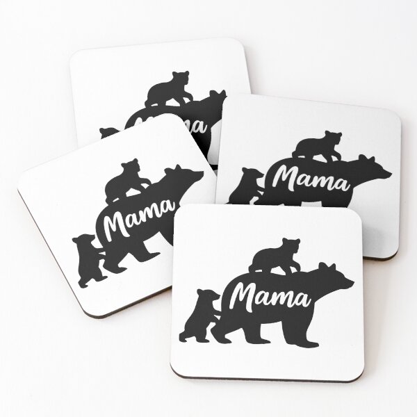 Item preview, Mama Bear Cubs Love Silhouette Family Gift designed and sold by Nattaporn.