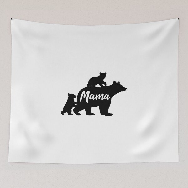 Item preview, Mama Bear Cubs Love Silhouette Family Gift designed and sold by Nattaporn.