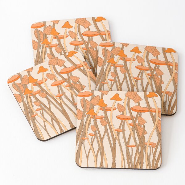 Item preview, Field of Mushrooms designed and sold by Moonlit Fig Design.