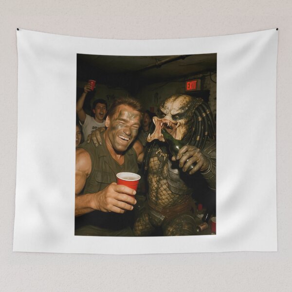 Item preview, Arnolds Schwarzeneggers The Predators A Candid Paparazzi Meme designed and sold by AnthonyBroc.