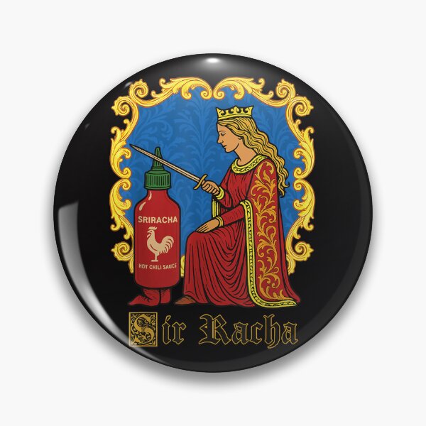 Item preview,  Sir Racha Pun For Foodies Spicy Sauce Lovers Meme  designed and sold by AnthonyBroc.