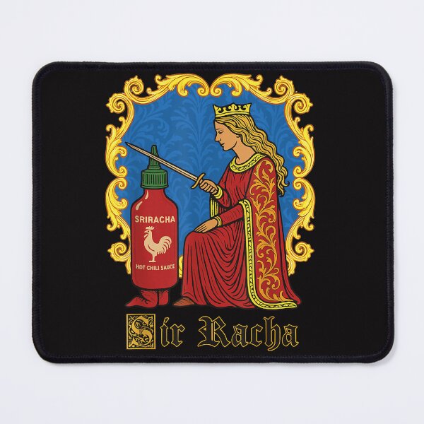 Item preview,  Sir Racha Pun For Foodies Spicy Sauce Lovers Meme  designed and sold by AnthonyBroc.