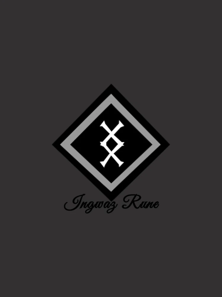 Imagen 4 de 4, Funda de iPhone con la obra Ingwaz Rune, diseñada y vendida por WindsofJupiter.