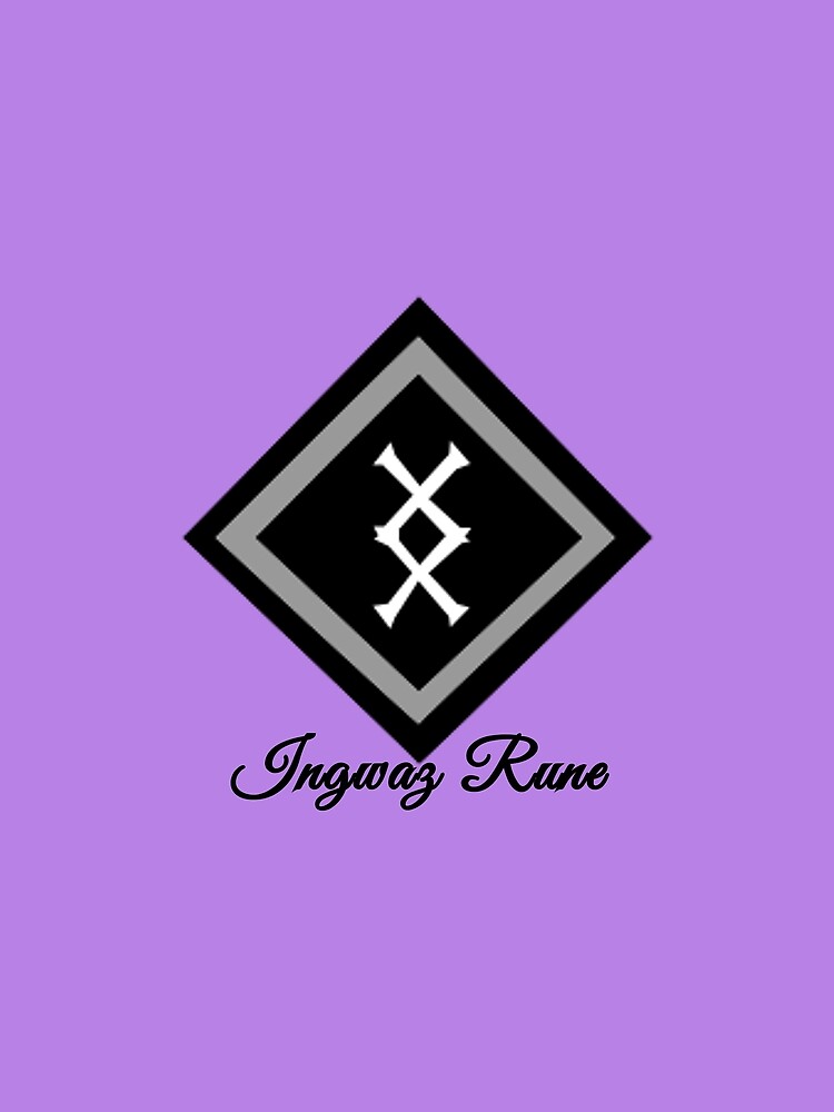 Thumbnail 3 of 3, Scarf, Ingwaz Rune designed and sold by WindsofJupiter.