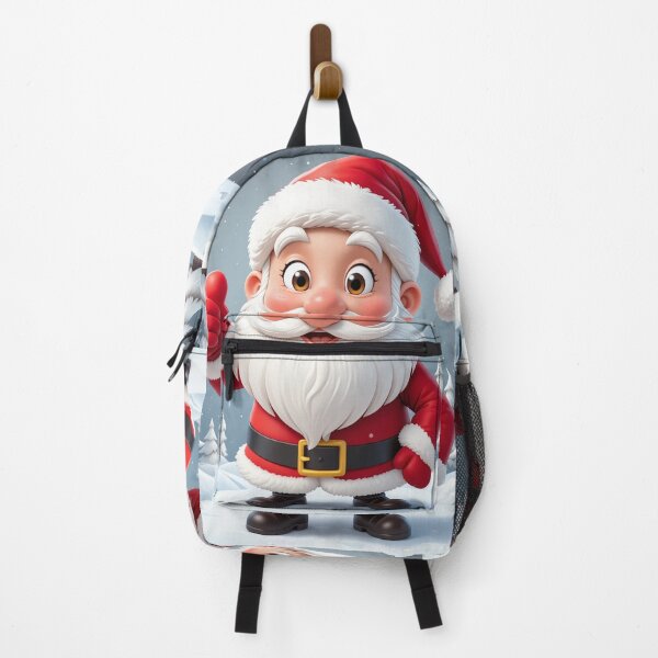 Item preview, Cheerful Cartoon Santa Claus Giving a Thumbs-Up – Festive Winter Christmas Illustration designed and sold by PixelVibe782.
