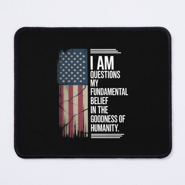 Item preview, Questioning My Belief in Humanity Distressed Flag designed and sold by MathisBellanger.