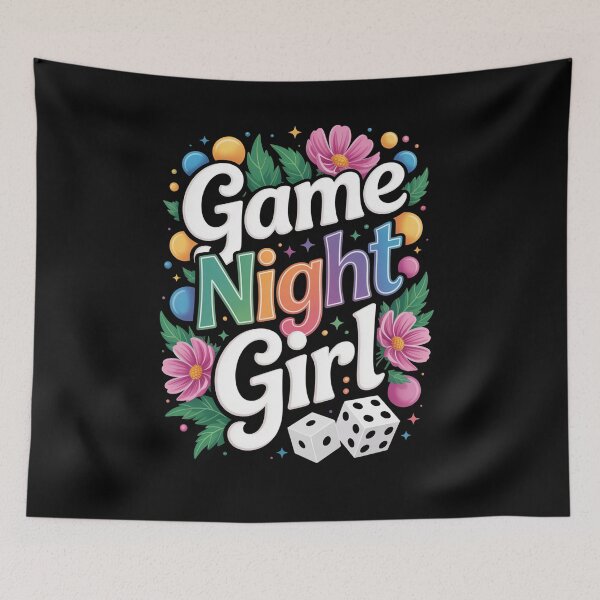 Item preview, Game Night Girl Board Game Night designed and sold by Elenasriveras.