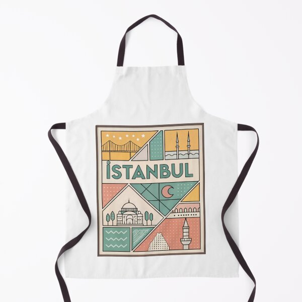 Item preview, Istanbul Travel Poster - Minimalist Cityscape Print designed and sold by asliberry.