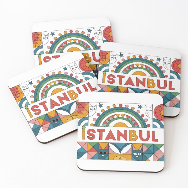 Item preview, Colorful Istanbul Cats and Mosaic Art designed and sold by asliberry.