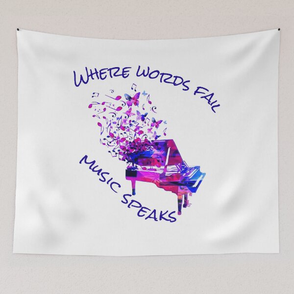 Item preview, Where Words Fail, Music Speaks designed and sold by Shandiz Design.