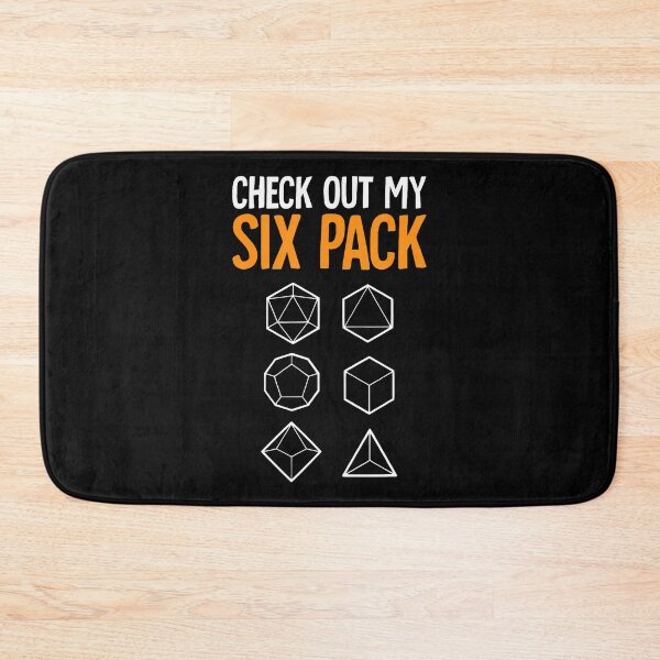 Item preview, Check Out My Six Pack Gaming Dice Joke Funny Gamer designed and sold by SelmaBonnie.