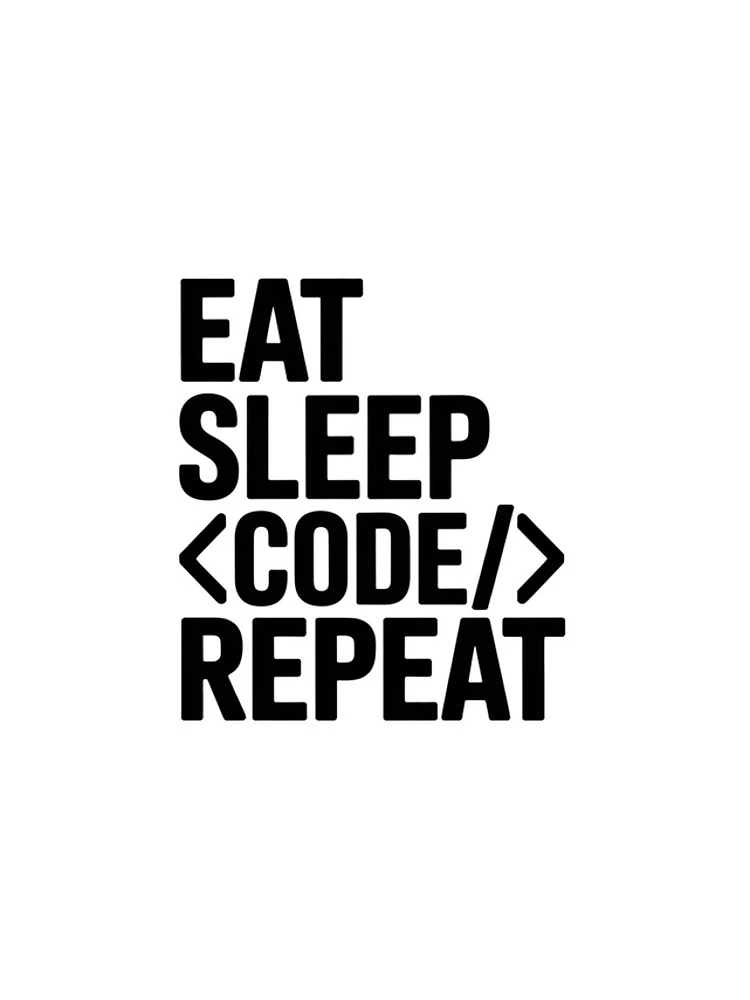 Thumbnail 4 of 4, iPhone Case, Eat Sleep Code Repeat Programming Coding designed and sold by johnertullio.