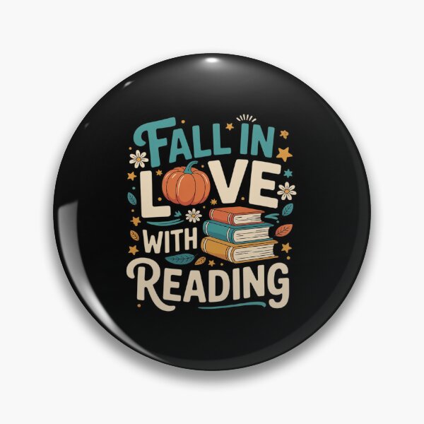 Item preview, Fall In Love With Reading Book Autumn Pumpkins And Teachers designed and sold by BubblePancake.