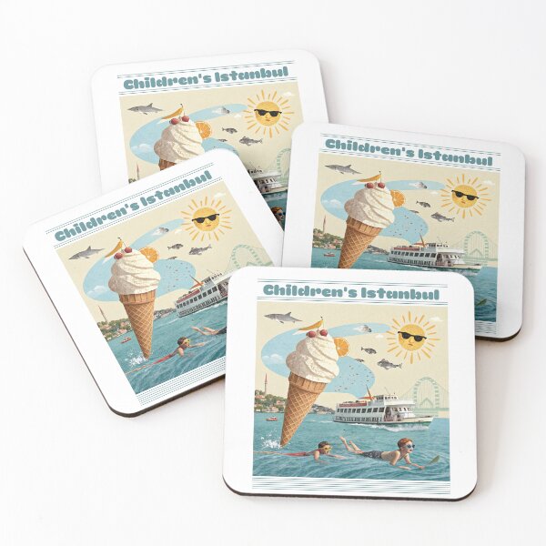 Item preview, Children's Istanbul Dream - Whimsical Cityscape Art designed and sold by asliberry.
