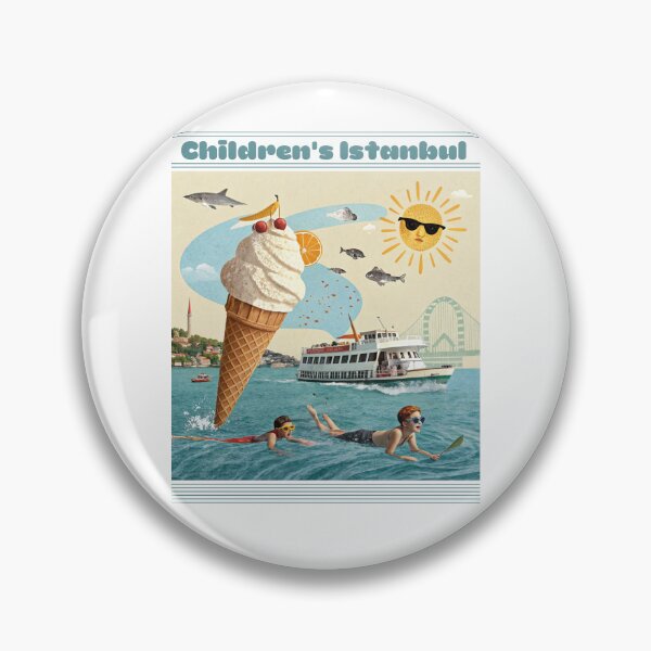 Item preview, Children's Istanbul Dream - Whimsical Cityscape Art designed and sold by asliberry.