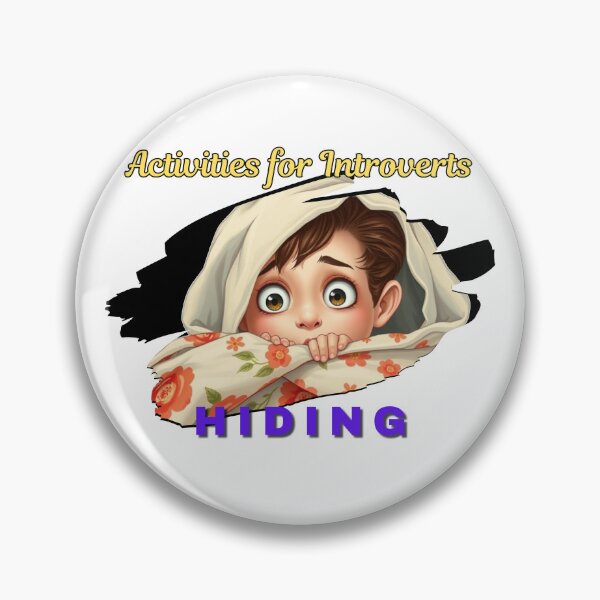 Item preview, Activities for Introverts: Hiding – Funny Social Anxiety & Cozy Blanket Meme designed and sold by NSB-Design.